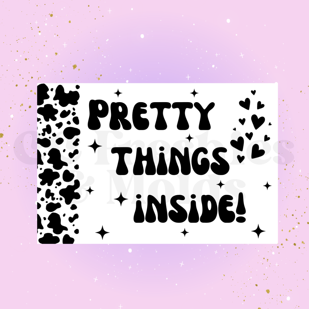 Pretty Things inside Sticker
