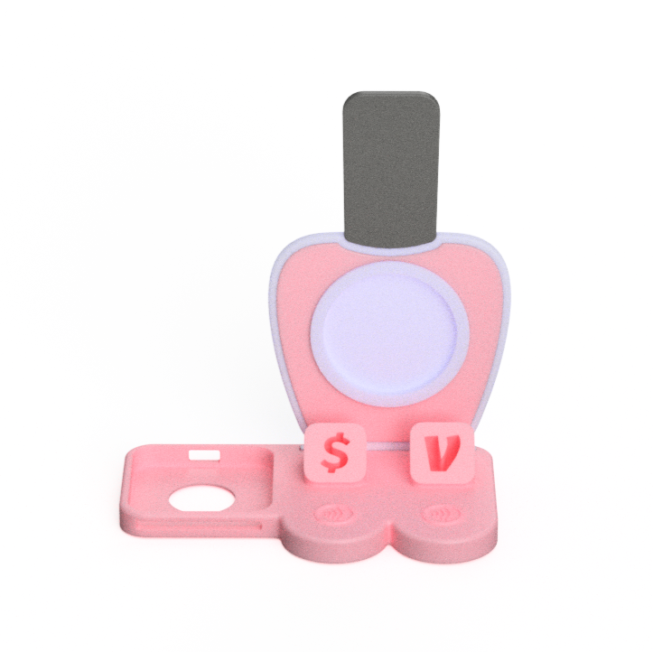 Nail Polish NFC Stand- 1 Frame- (Design your NFC stand- You Choose base type)