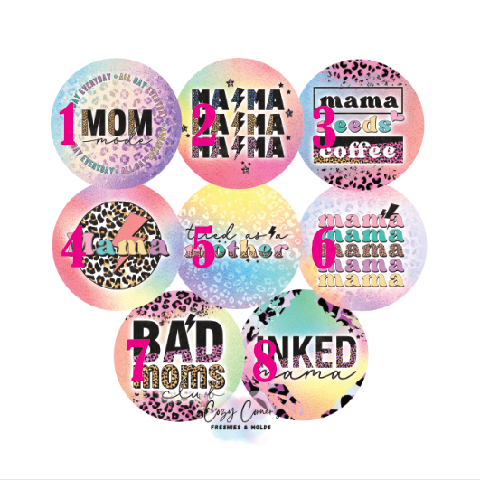 Mom Cardstock rounds
