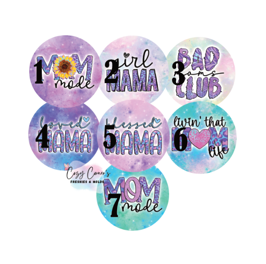 Mom Cardstock rounds
