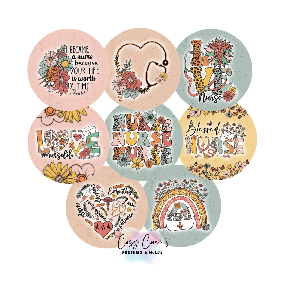 Nurse Cardstock rounds