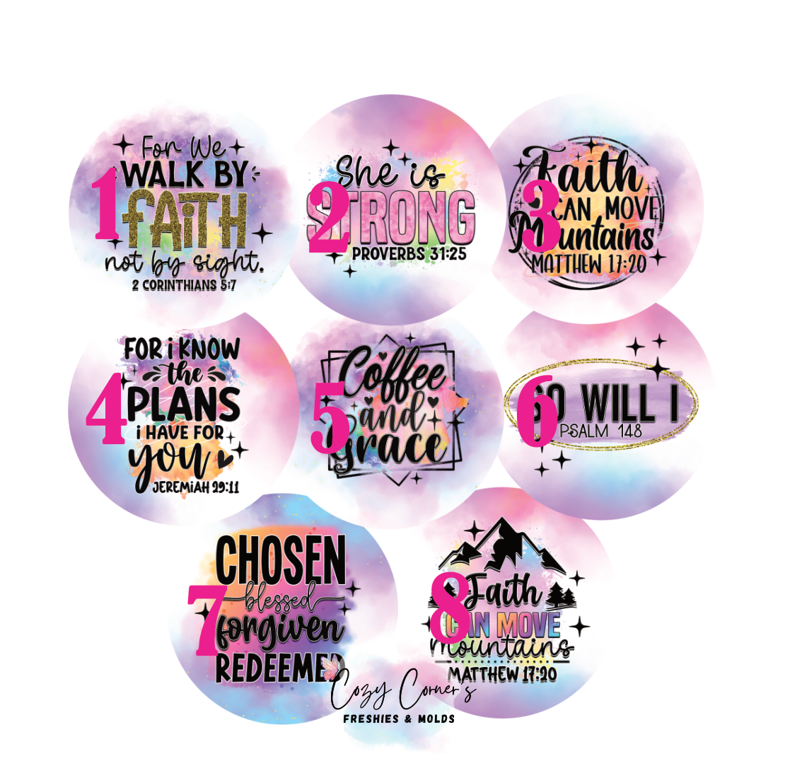 Faith Cardstock rounds
