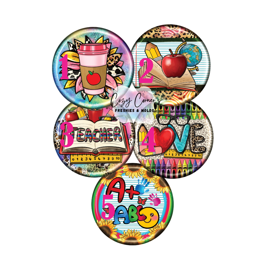 Teacher Cardstock rounds