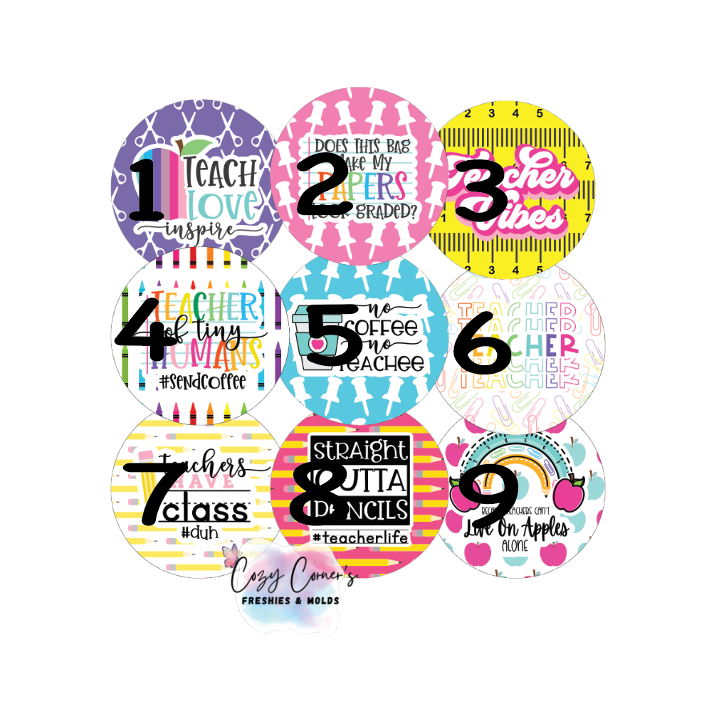 Teacher Cardstock rounds