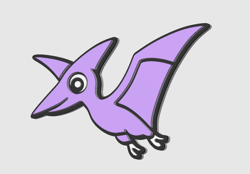 Pterodactyl Dino Embellishment