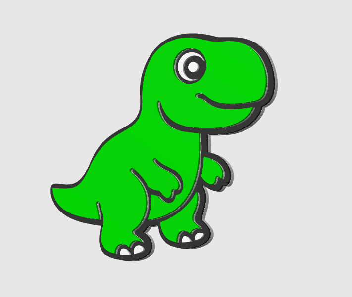 T- Rex Dino Embellishment