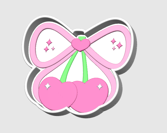 Cherry with bow Trinket Tray