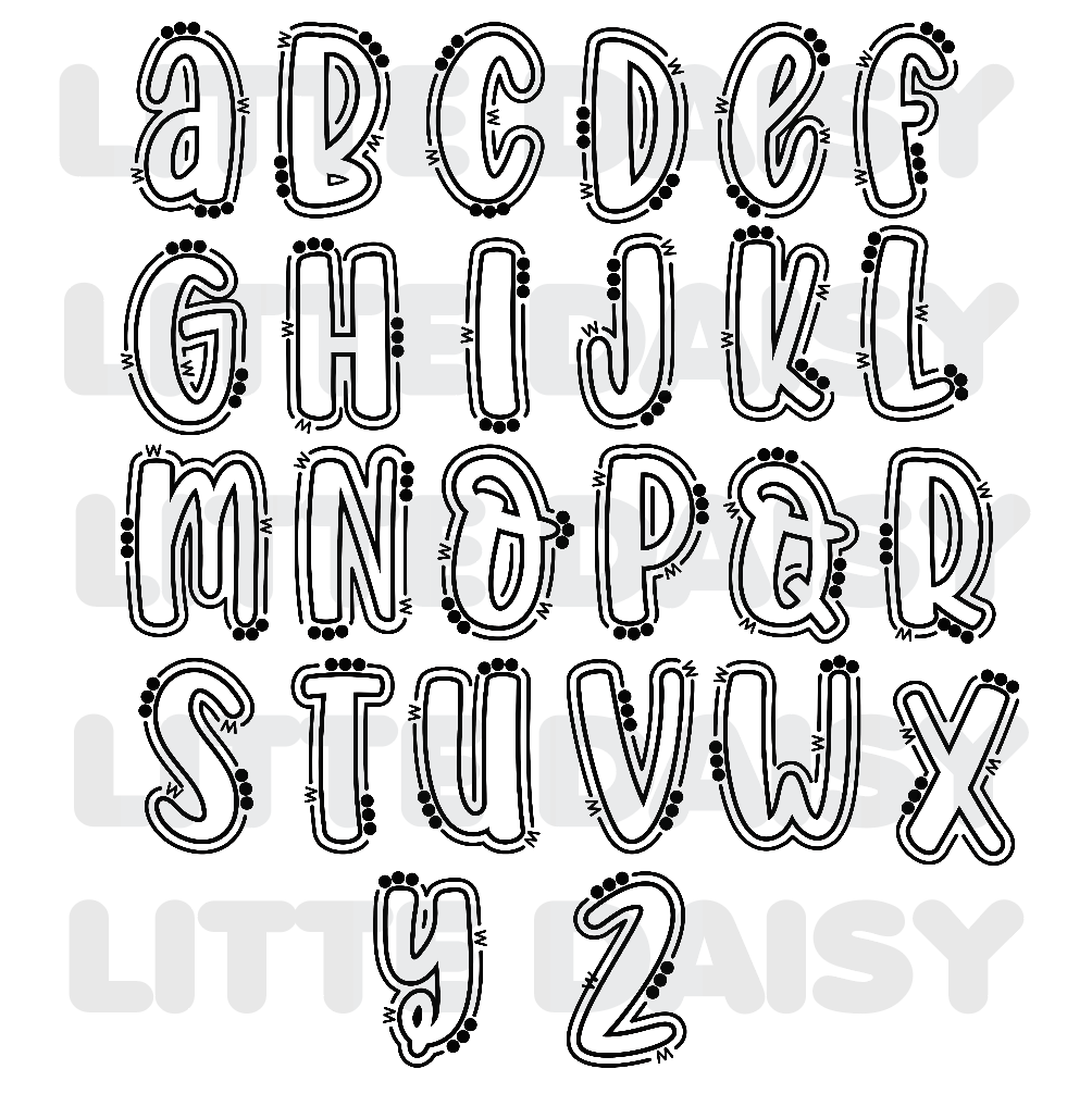 Letter Freshie Mold (You choose style)