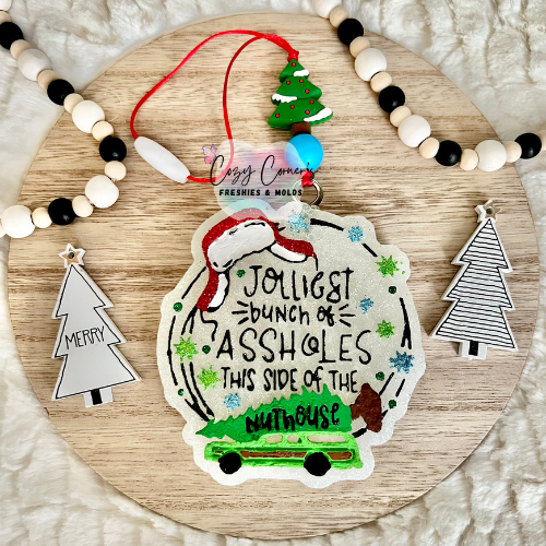Christmas Vaca freshie mold