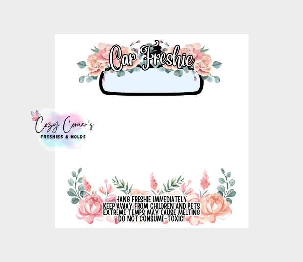 Roses Freshie Bag Insert (3 Size options) Set of 10