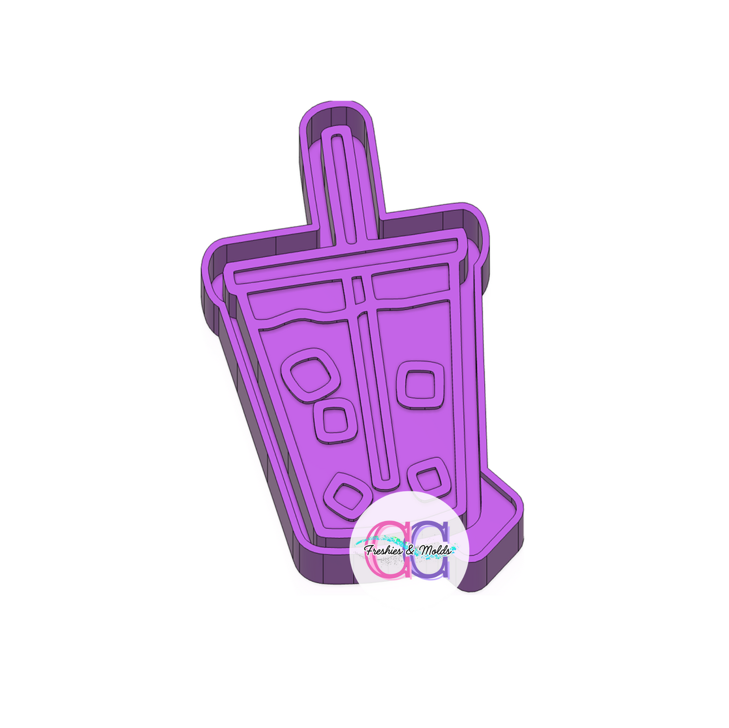 Ice coffee Freshie Mold