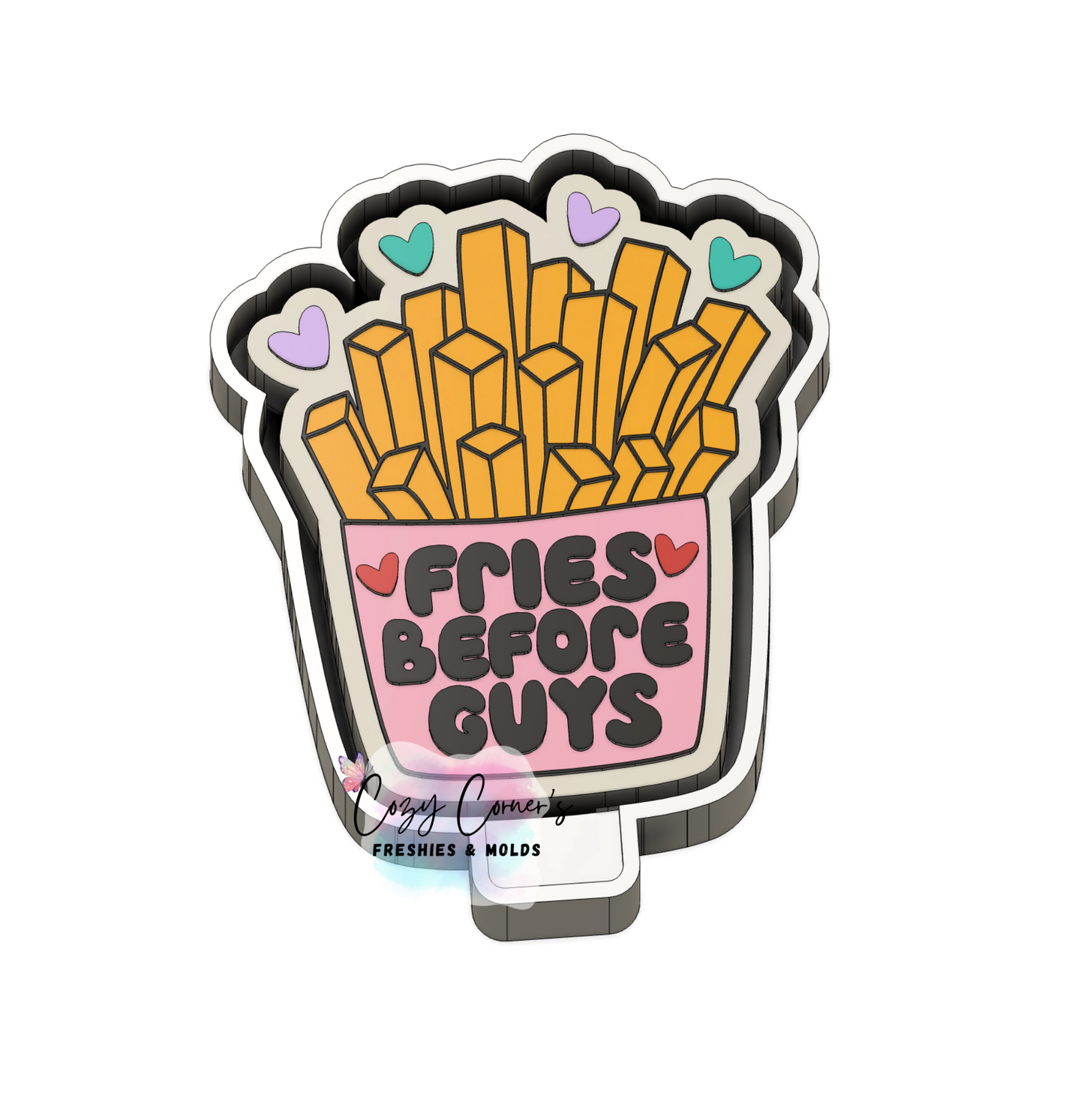 Fries before guys Valentine's Day Mold