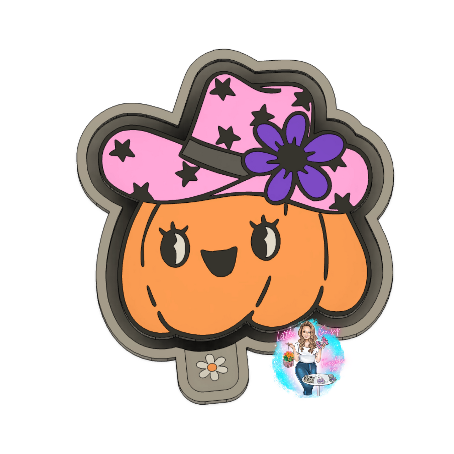 Western Pumpkin Freshie mold