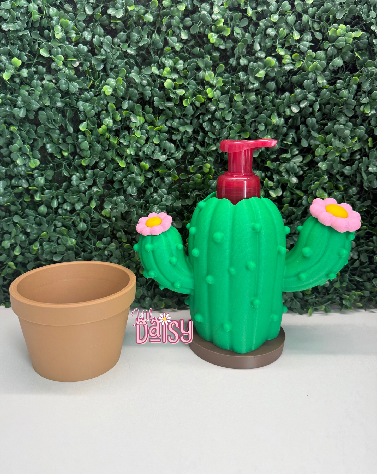 Cactus BBW Foam Soap Dispenser Holder