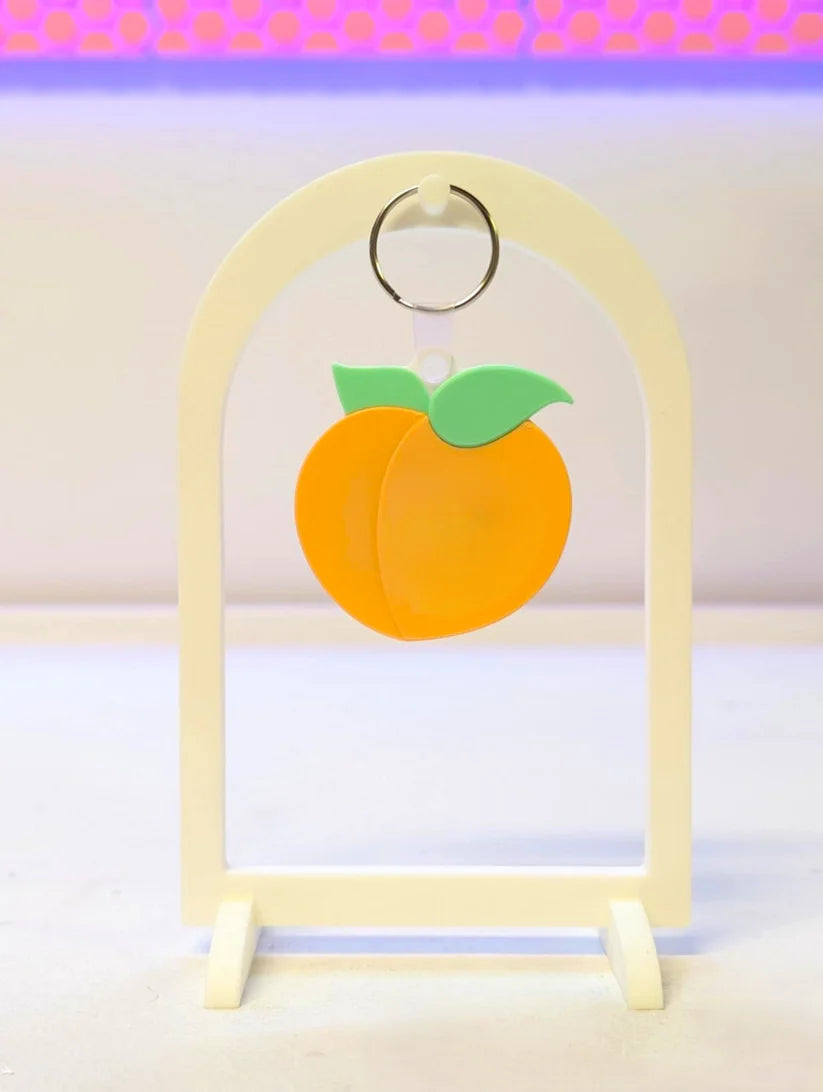 Peach NFC Keychain
