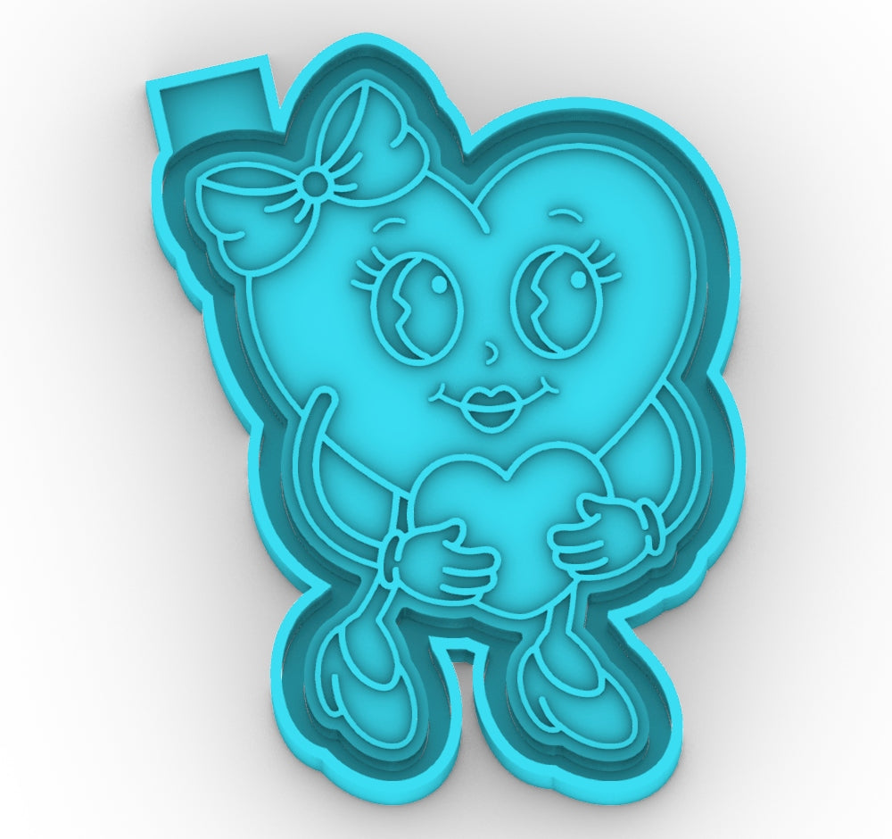 Retro Valentine Mold