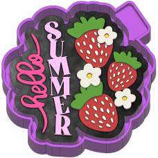 Hello Summer Freshie mold