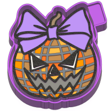 Disco Pumpkin Freshie mold
