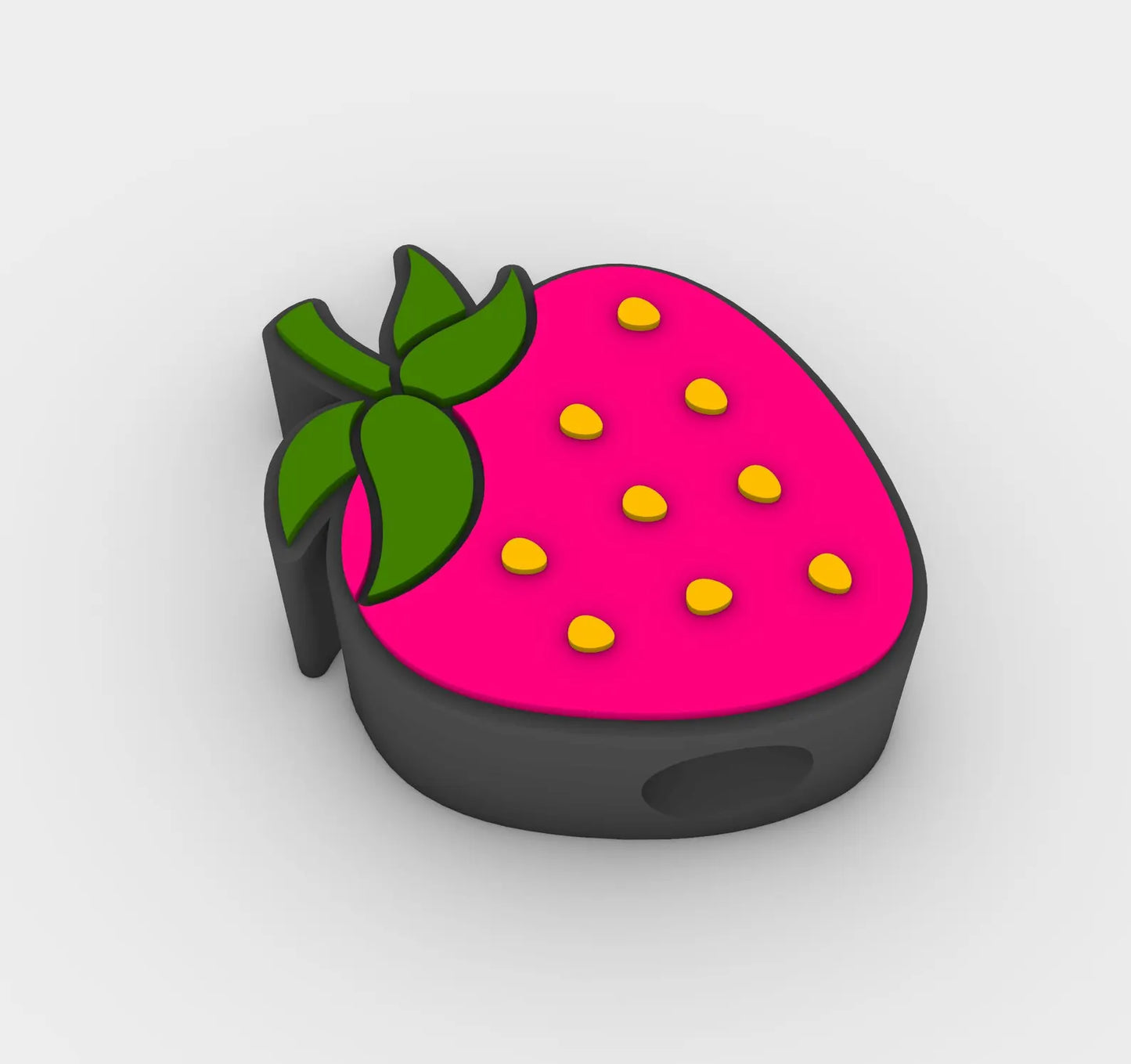 Strawberry straw topper