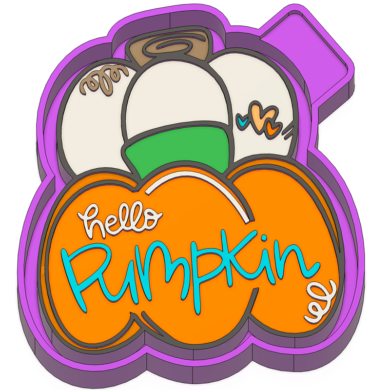 Hello Pumpkin Freshie mold
