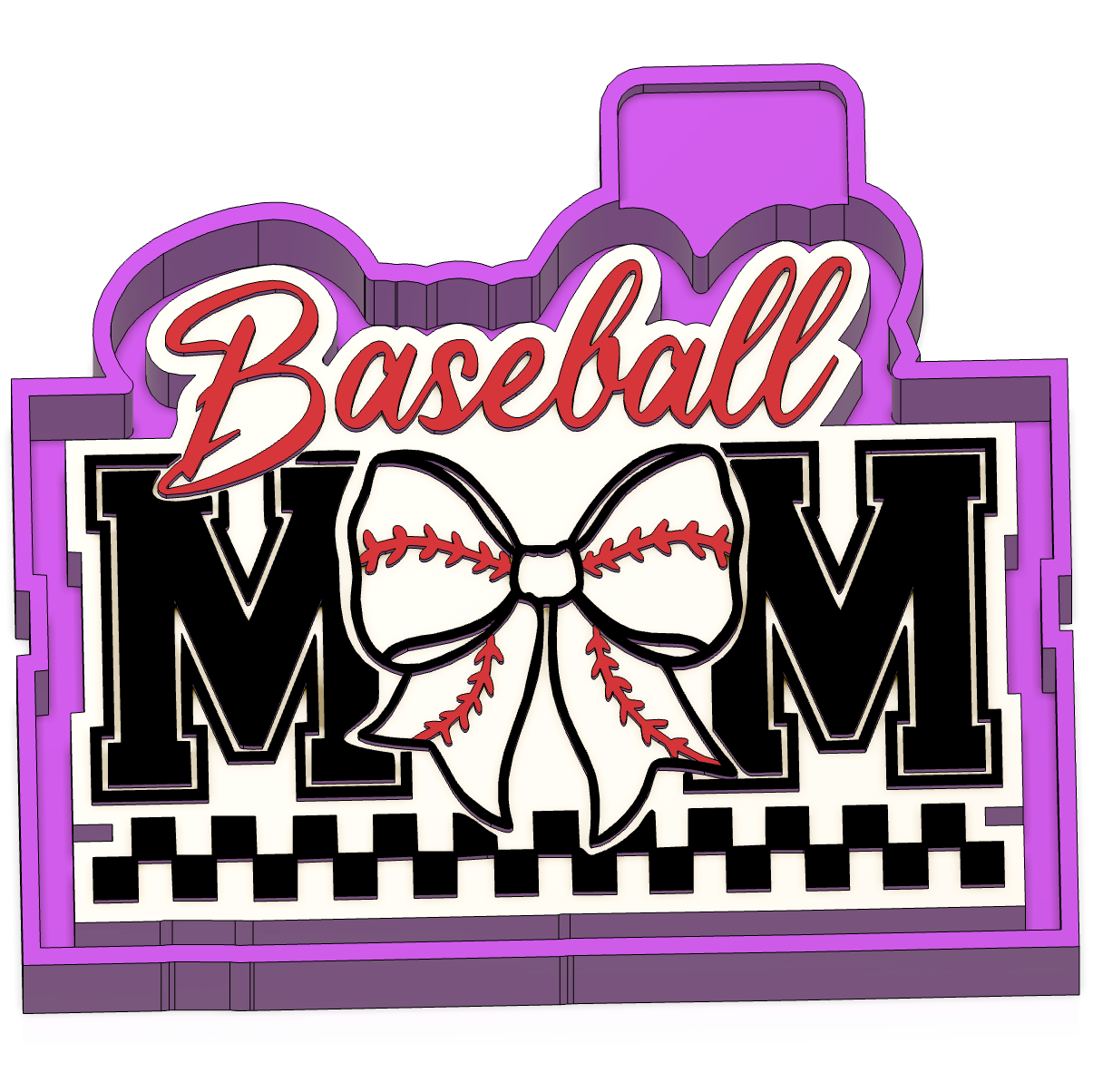 Baseball Mom Freshie Mold