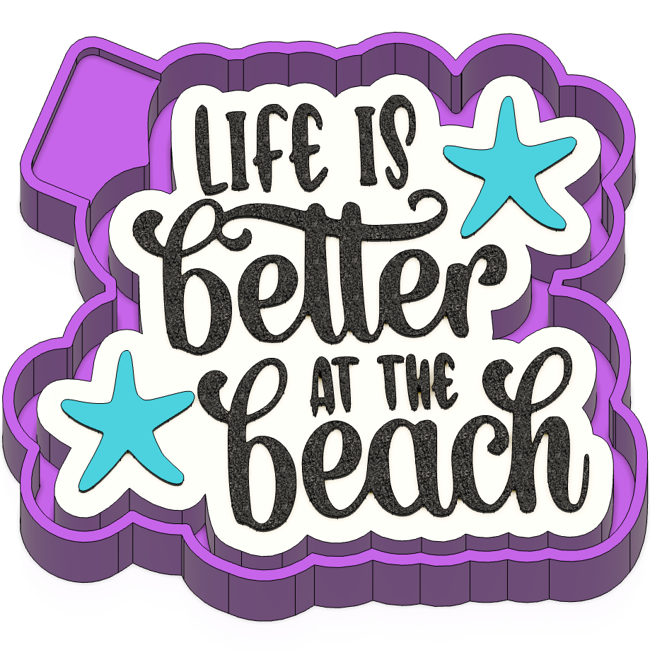 Beach Freshie Mold
