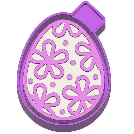 Easter flower egg freshie mold