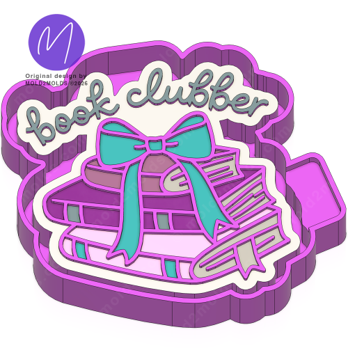 Book Club Freshie Mold