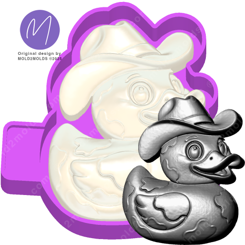 Duck 3D Freshie Mold