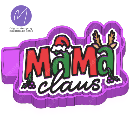 Mama Claus freshie mold