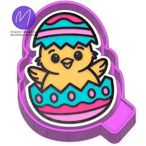 Chic Bunny Freshie Mold