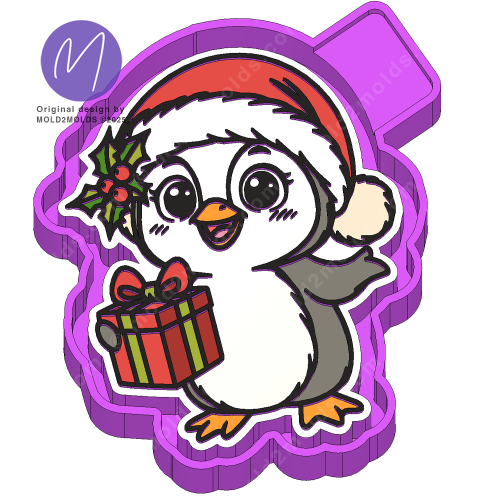 Penguin freshie mold