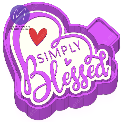 Simply Blessed Freshie Mold