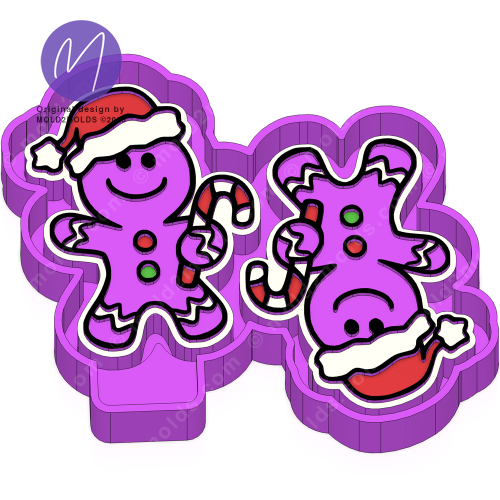 Gingerbread freshie vent mold