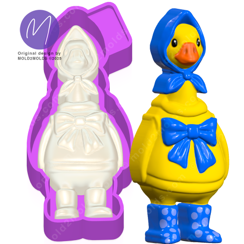 3D Goose Freshie Mold