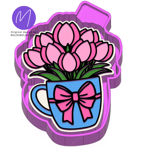 Tulips Freshie Mold