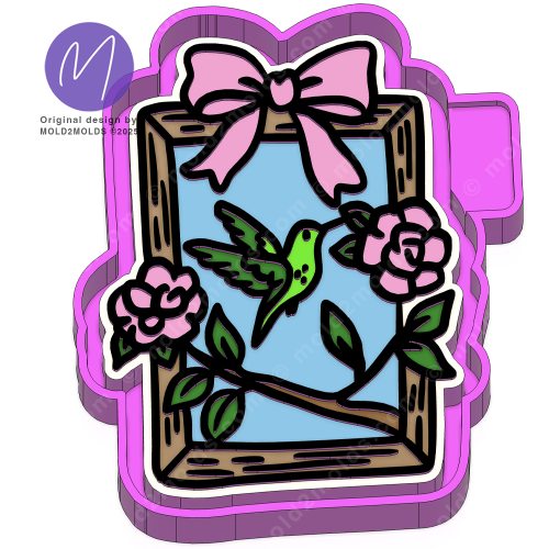 Hummingbird Freshie Mold