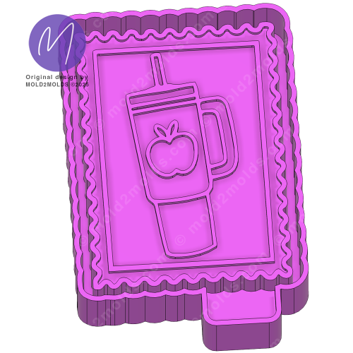 Tumbler Stamp Freshie Mold