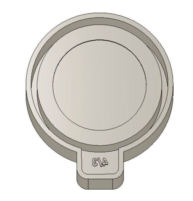 Cardstock Freshie Mold- 4 in/ 3 in cardstock
