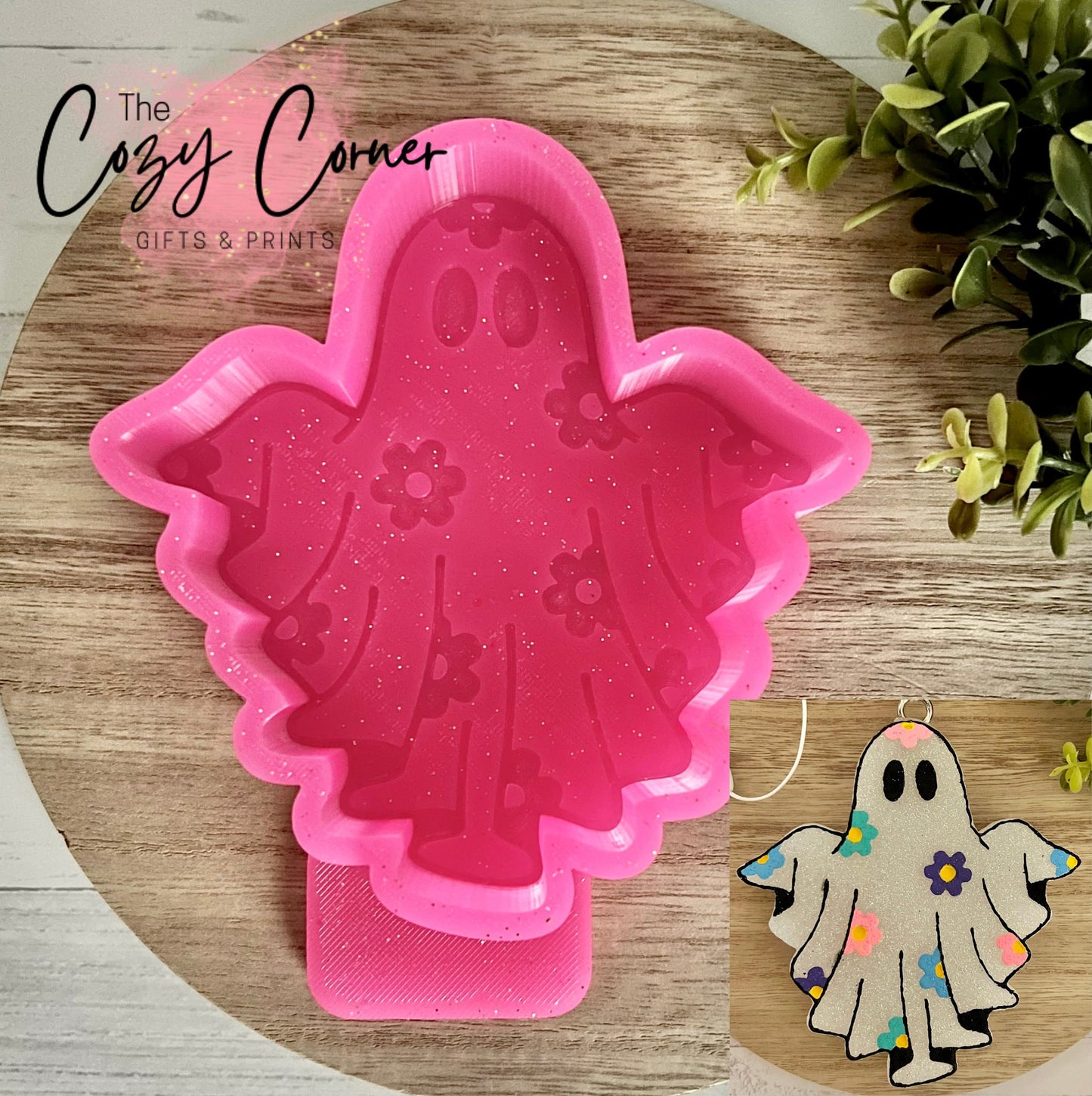 Flower Ghost Freshie mold