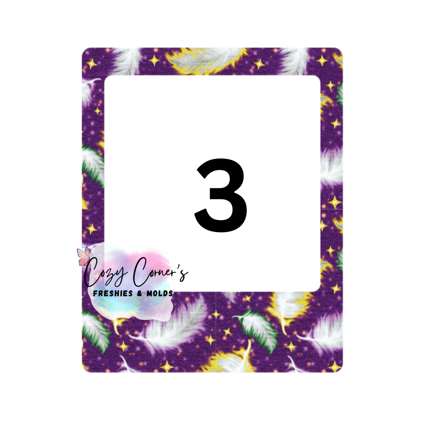 Mardi Gras Polaroid Cardstock