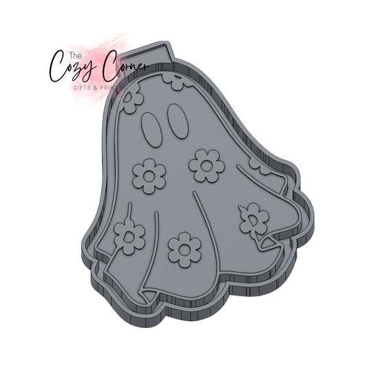 Flower Ghost Freshie Mold