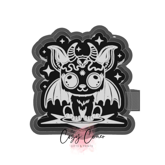 Cute Goth Bat Freshie mold