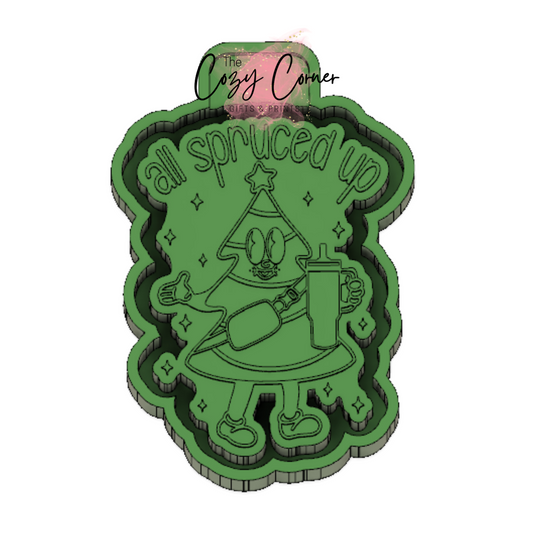 All Spruced up Christmas freshie mold