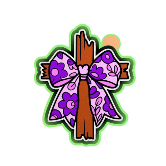 Cross with Bow Freshie Mold