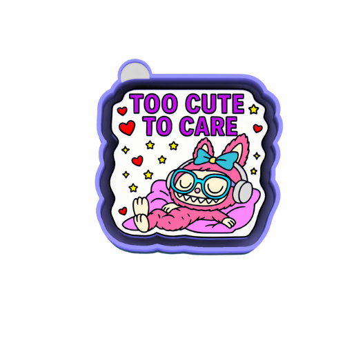 Lab. Too cute to care Freshie mold