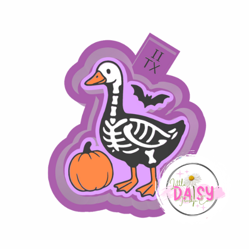 Skelly Duck Freshie mold