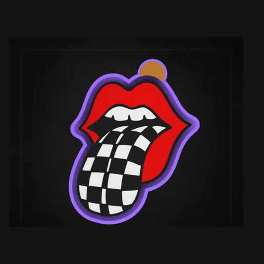 Checkered Tongue Freshie Mold