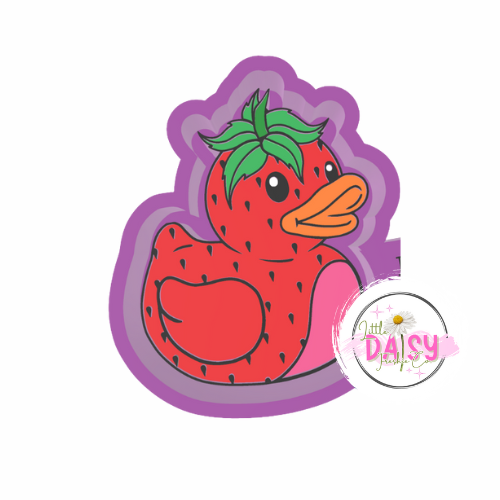 Strawberry Duck Freshie mold