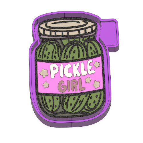 Pickle Girl Freshie Mold